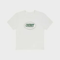 Cherry Adventure Team Baby Tee (White) Store