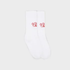 Cherry American Classic Socks (White/Red) Best Sale