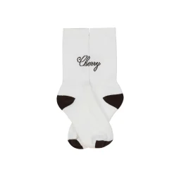 Cherry American Classic Socks (White/Black) Best Sale