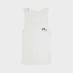 Cherry American Classic Tank Top (Vintage White) New