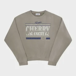 Cherry American Garments Crewneck (Smoke) Discount