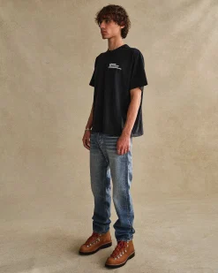 Cherry American Outdoorsman Boxy Tee (Black) New