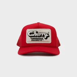 Cherry America'S Favorite Mesh Trucker (Red) Fashion