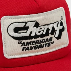 Cherry America'S Favorite Mesh Trucker (Red) Fashion
