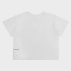 Cherry Basic Boxy Women'S T-Shirt (White) Outlet
