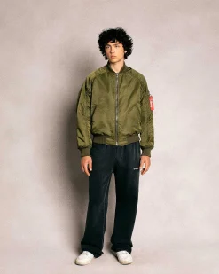 Cherry Basic Logo Parachute Sweatpants (Black) Best