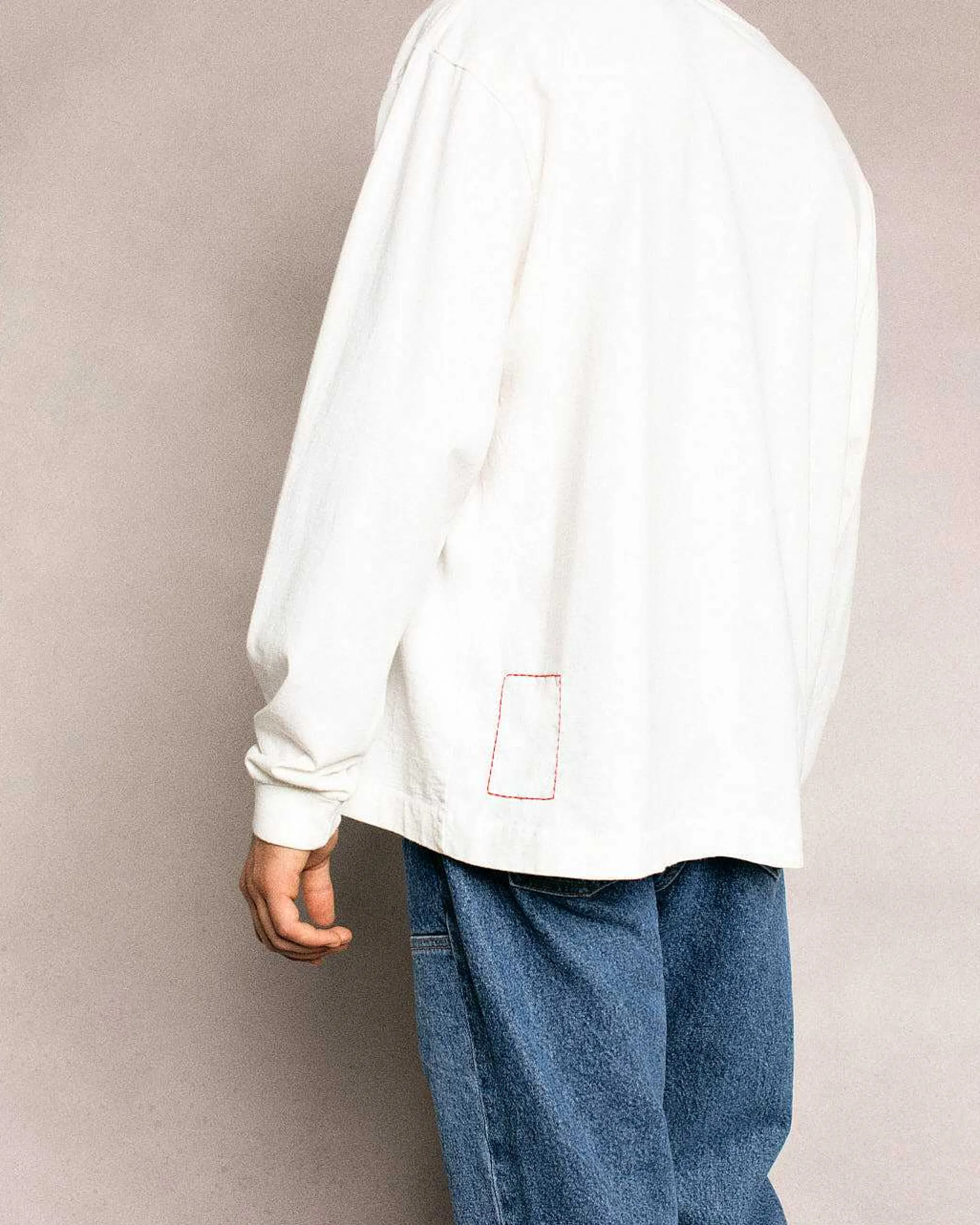 Cherry Basic L/S T-Shirt (Vintage White) Hot