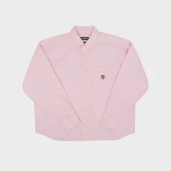Cherry Big Oxford Shirt (Pink) New