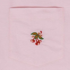 Cherry Big Oxford Shirt (Pink) New