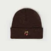 Cherry Blossom Beanie (Espresso) Cheap