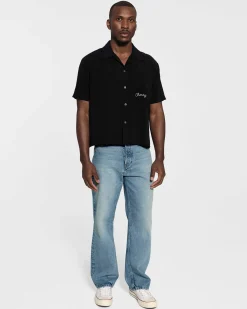 Cherry Bowling Broncos Bowling Shirt (Black) New