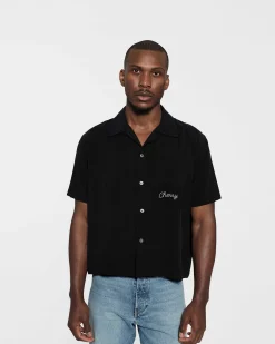 Cherry Bowling Broncos Bowling Shirt (Black) New