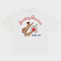 Cherry Bowling Broncos Bowling Shirt (Cream) Outlet