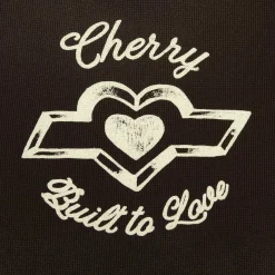 Cherry Built To Love Thermal Baby Tee (Espresso) Online
