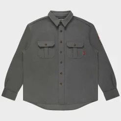Cherry Canton Flannel Shirt (Stone) Hot