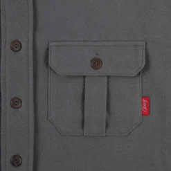 Cherry Canton Flannel Shirt (Stone) Hot