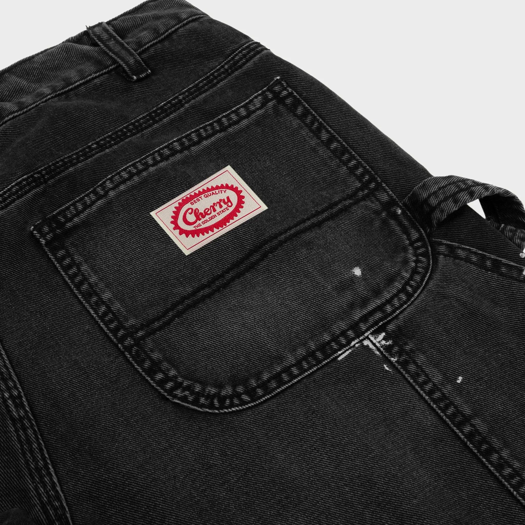 Cherry Canvas Double Knee (Vintage Black) Outlet