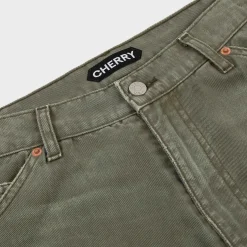 Cherry Canvas Double Knee (Vintage Olive) Sale