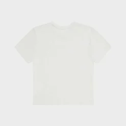 Cherry Chain Stitch Baby Tee (Vintage White) Shop