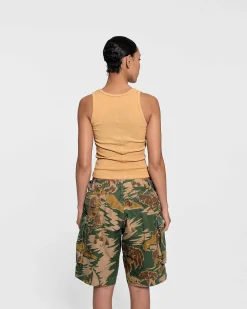 Cherry Chain Stitch Tank Top (Gold) Outlet