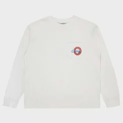 Cherry Cams Pocket L/S T-Shirt (Vintage White) Online