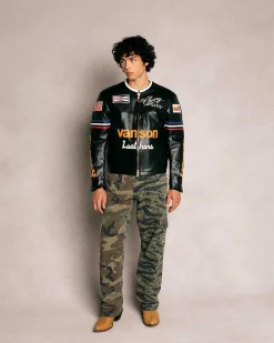 Cherry X Vanson Star Jacket (Black) Cheap