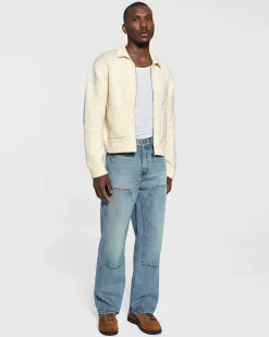 Cherry Cotton Knit Club Jacket (Cream) Shop