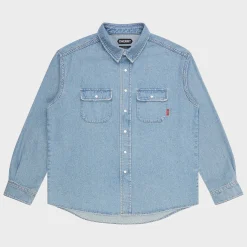 Cherry Denim Overshirt (Indigo) Online