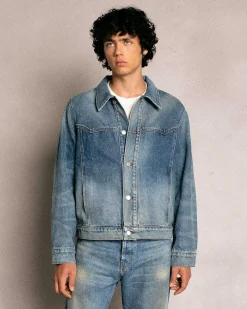 Cherry Denim Western Jacket (Indigo) Best Sale