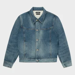 Cherry Denim Western Jacket (Indigo) Best Sale