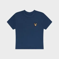 Cherry Duck Baby Tee (Navy) Fashion
