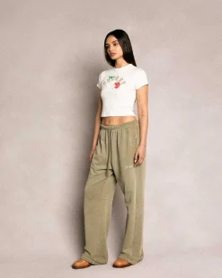 Cherry Flying Baby Tee (Vintage White) Cheap