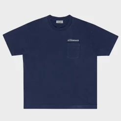 Cherry Flying Geese Pocket Tee (Navy) Clearance