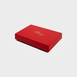 Cherry Leather Card Holder (Black) Cheap