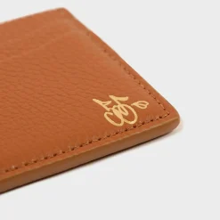 Cherry Leather Card Holder (Saddle Brown) Cheap