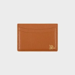 Cherry Leather Card Holder (Saddle Brown) Cheap
