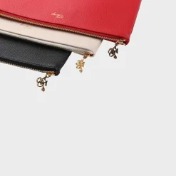 Cherry Leather Pouch (Red) Outlet