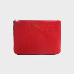 Cherry Leather Pouch (Red) Outlet