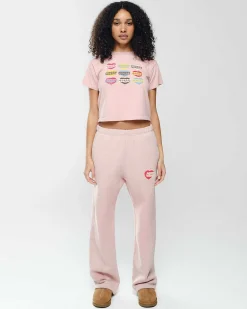 Cherry Lovers Boxy Baby Tee (Rose) Fashion