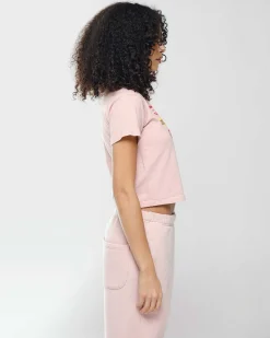 Cherry Lovers Boxy Baby Tee (Rose) Fashion
