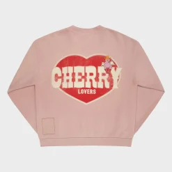 Cherry Lovers Crewneck (Rose) New