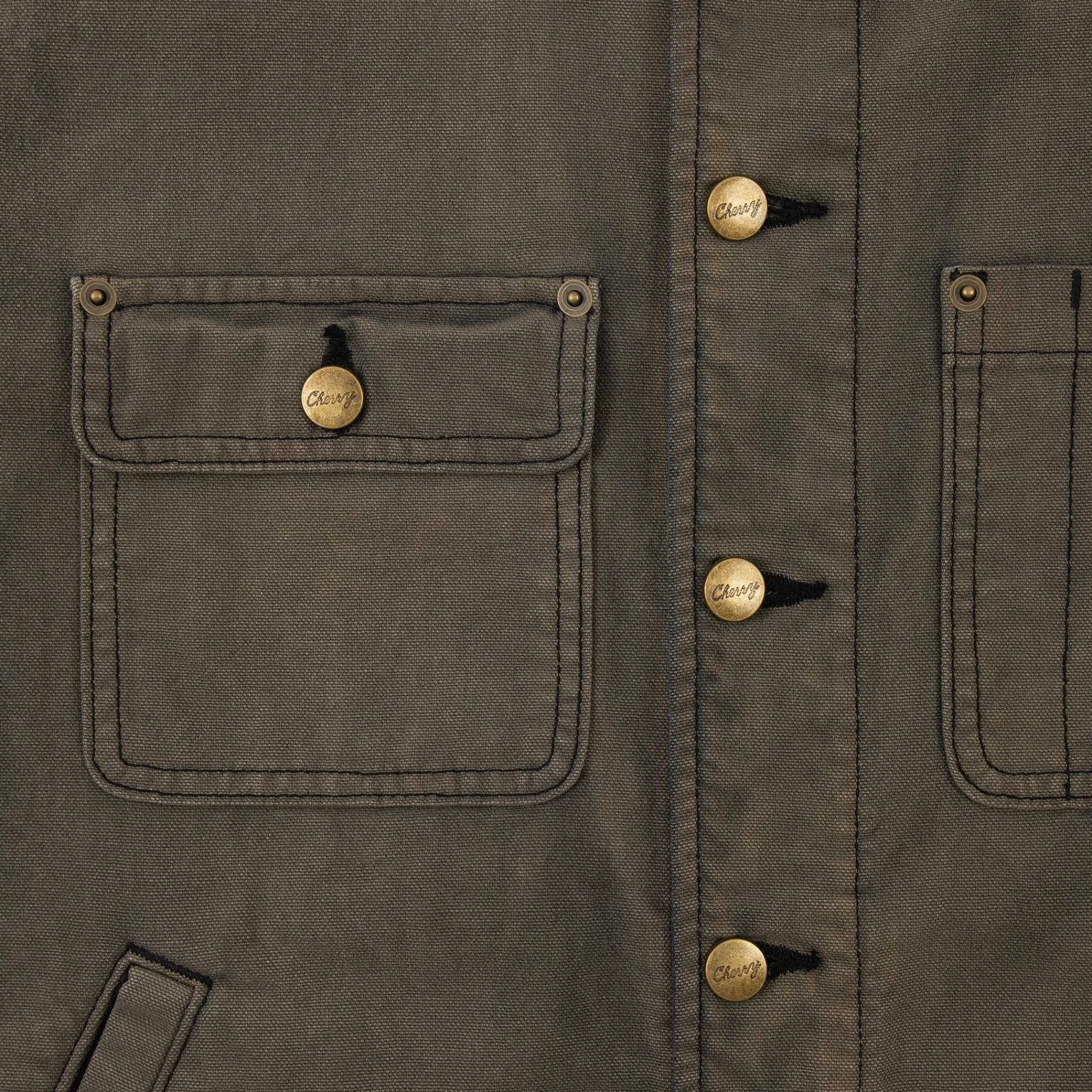 Cherry Mechanic Jacket (Vintage Black) Sale