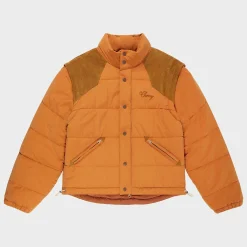 Cherry Mountain Puffer Jacket (Orange) Shop