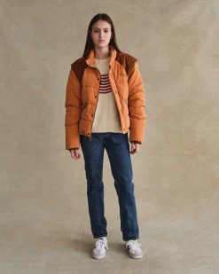 Cherry Mountain Puffer Jacket (Orange) Shop