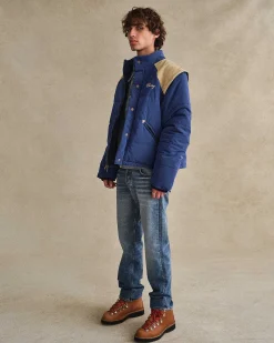 Cherry Mountain Puffer Jacket (Royal Blue) Sale