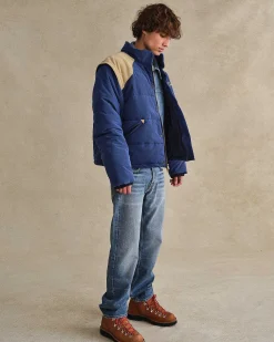 Cherry Mountain Puffer Jacket (Royal Blue) Sale