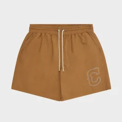 Cherry Nylon Championship Shorts (Camel) Outlet