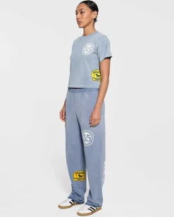 Cherry Off Road Boxy Baby Tee (Dusty Blue) Online