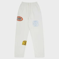 Cherry Off Road Raw Edge Sweatpants (Vintage White) Flash Sale
