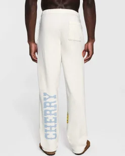 Cherry Off Road Raw Edge Sweatpants (Vintage White) Flash Sale